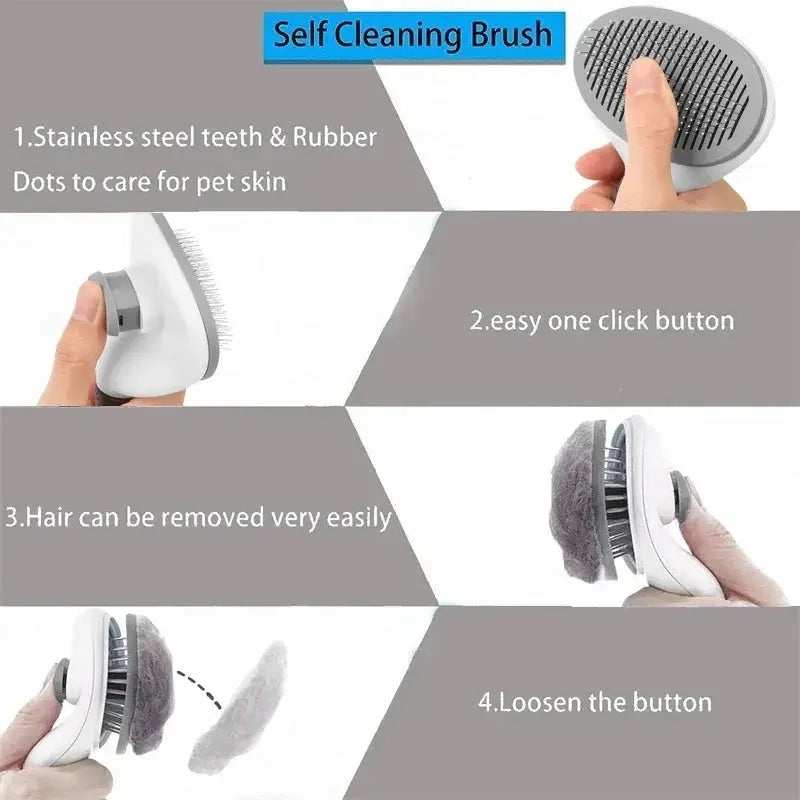 Cleaner - Brosse auto-nettoyante - MyPetsFriends